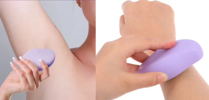 soft skin in armpits and hands with Allura